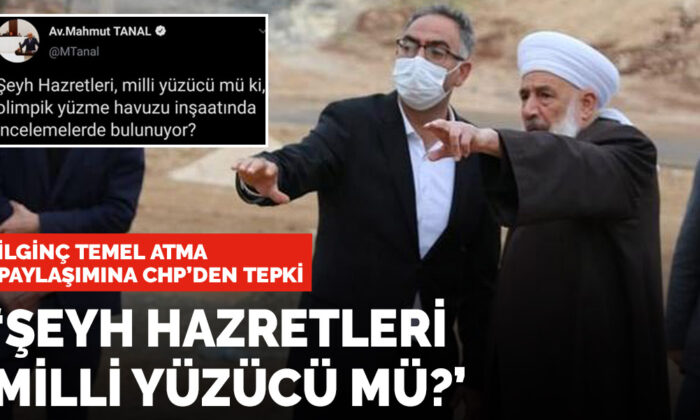 CHP’den temel atma törenine tepki: Şeyh hazretleri milli yüzücü mü?