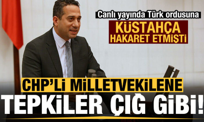CHP’li Başarır, Türk ordusuna küstahça hakaret etmişti! Tepkiler çığ gibi…