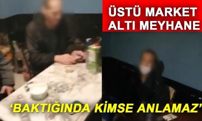 İstanbul Esenyurt’ta marketin altından meyhane çıktı