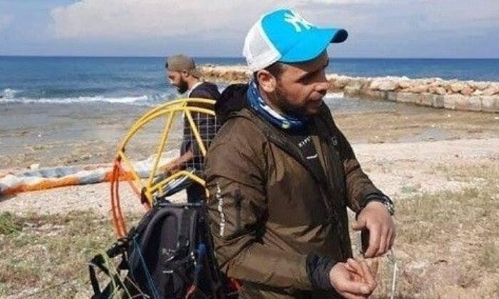 Rüzgara kapılan Türk paraşütçü Lübnan’a iniş yaptı