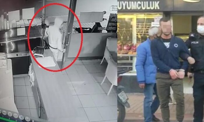 Sadaka kutusu çalan hırsız tutuklandı