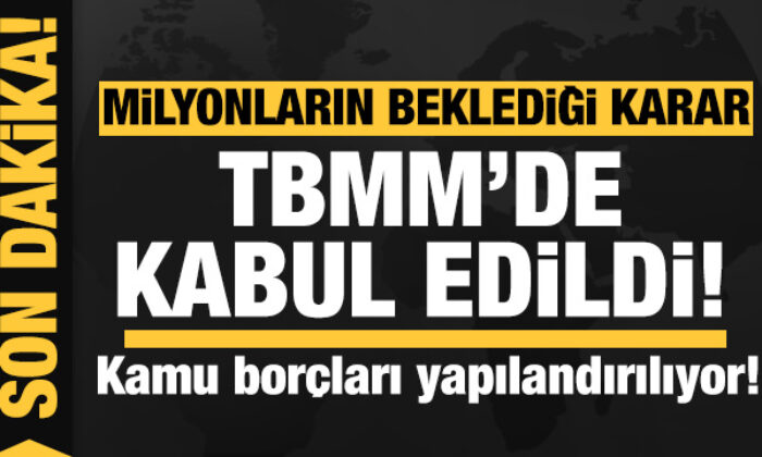 Son dakika: Milyonların beklediği karar TBMM’de kabul edildi!