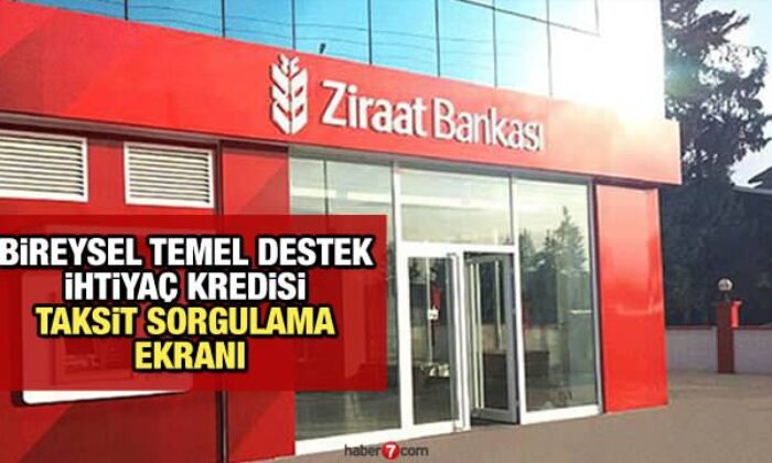 Ziraat Bankası Bireysel Temel İhtiyaç Destek Kredisi Ödeme Planı Görüntüleme! Kredi hesaplama