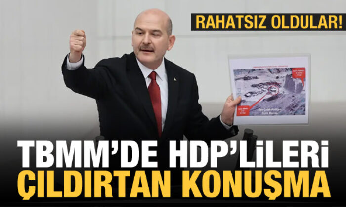 Bakan Soylu’dan TBMM’de HDP’lileri çıldırtan konuşma! Rahatsız oldular
