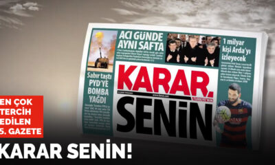 KARAR, en çok takip edilen 5. gazete oldu