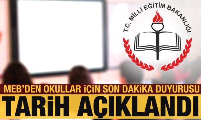 MEB’den son dakika kararları! Okulların akıbeti açıklandı! Sınavlar da…