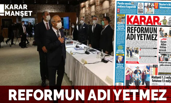 Reformun adı yetmez