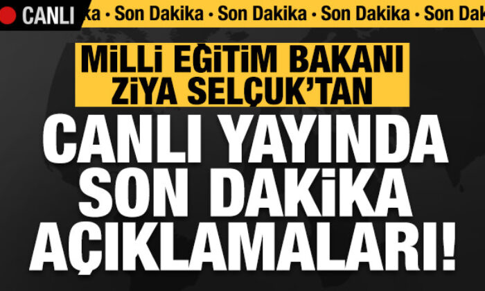 Son dakika: Milli Eğitim Bakanı Ziya Selçuk’tan veliler ve öğrencileri rahatlatacak açıklama…