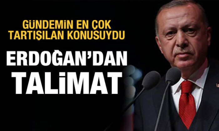 Cumhurbaşkanı Erdoğan’dan kurmaylarına SMA talimatı