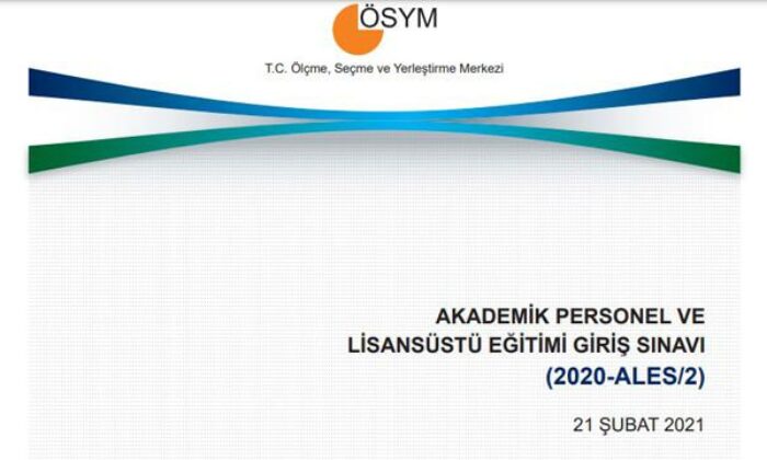 ALES sonuç tarihi! ALES/2 soru ve cevap kitapçığı ÖSYM tarafından yayımlandı!