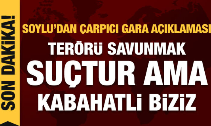 Bakan Soylu’dan son dakika Gara açıklaması
