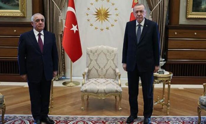 Cumhurbaşkanı Erdoğan, Azerbaycan Başbakanı Asadov’u kabul etti