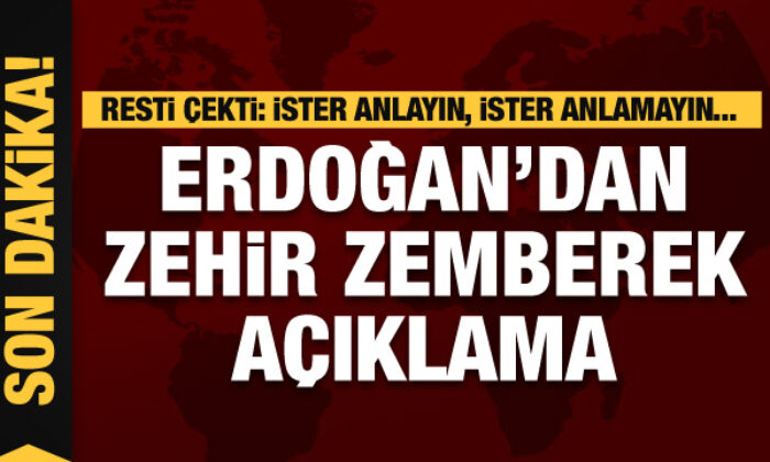 Cumhurbaşkanı Erdoğan konuşuyor