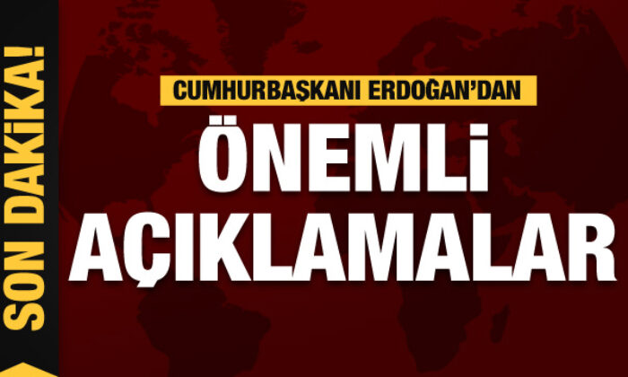 Cumhurbaşkanı Erdoğan konuşuyor