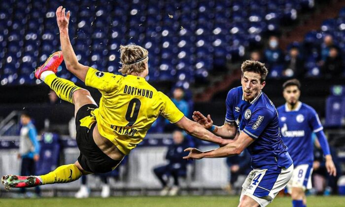 Erling Haaland’dan klas vole golü