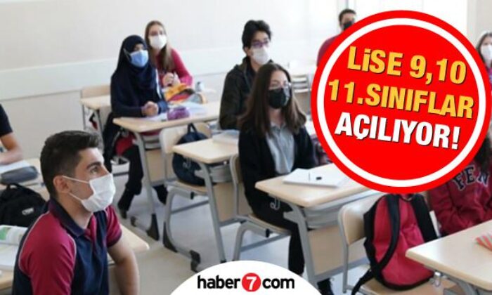 Lise 9,10 ve 11. sınıf açılıyor? MEB yüz yüze eğitim kararını duyurdu! 1 Mart’ta itibariyle…