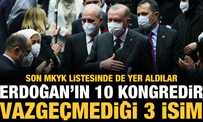 AK Parti’de 10 büyük kongre sonrası MKYK’da yer alan 3 isim