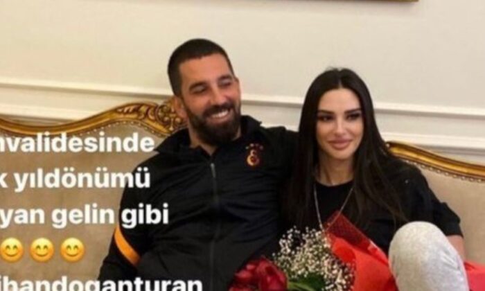 Arda Turan’dan Aslıhan Doğan’a: Gelin gibi gelin