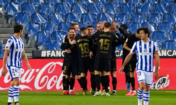 Barcelona, Real Sociedad’a 6 gol attı