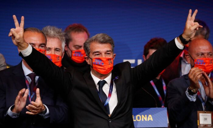 Barcelona’nın yeni başkanı Joan Laporta oldu