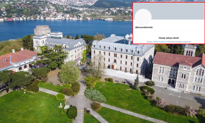 Boğaziçi rektörlüğünün Twitter hesabı askıya alındı
