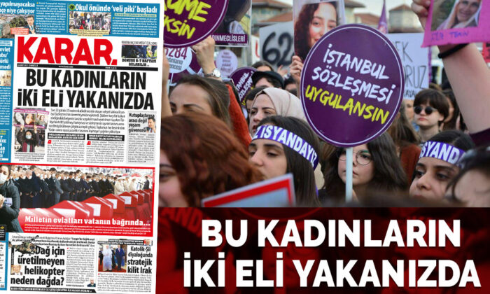 Bu kadınların iki eli yakanızda