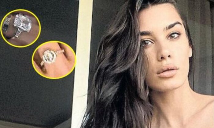 Burcu Kıratlı’nın tektaşı büyüdü