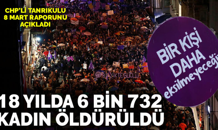 CHP’li Tanrıkulu 8 Mart raporunu açıkladı! 18 yılda 6 bin 732 kadın öldürüldü