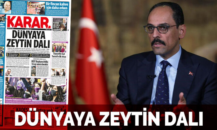 Dünyaya zeytin dalı
