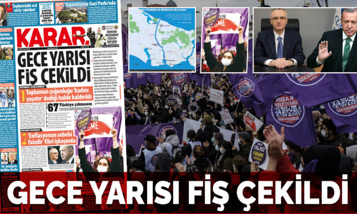 Gece yarısı fiş çekildi