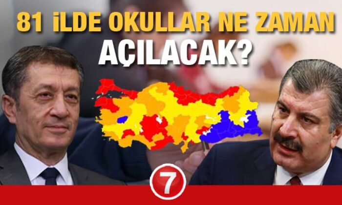 MEB 5,6,7 ve 9,10,11. sınıflar ne zaman açılacak? 81 ilde ortaokul ve liselerin tam zamanlı…