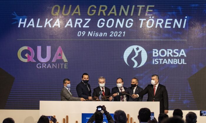 Borsa İstanbul’da gong Qua Granite için çaldı