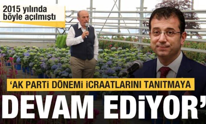 CHP’li İBB Başkanı AK Parti’nin icraatlarını tanıtmaya devam ediyor! Bu kez…