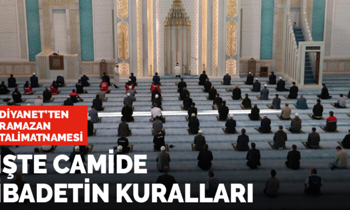 Diyanet’ten Ramazan talimatnamesi! İşte camide ibadetin kuralları