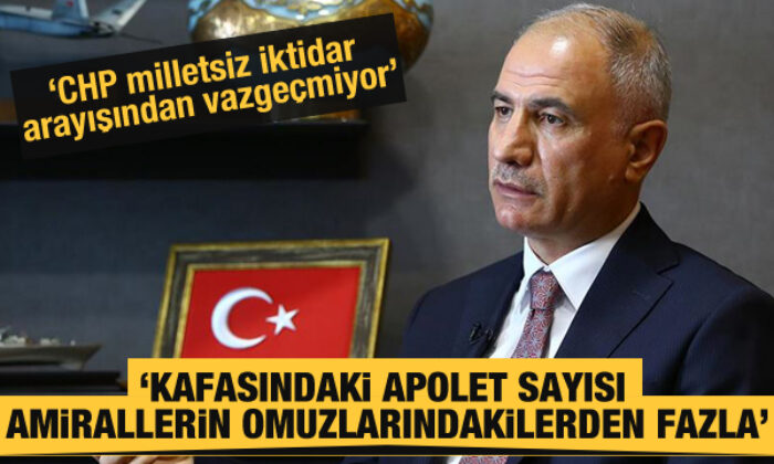 Efkan Ala: CHP milletsiz iktidar arayışından vazgeçmiyor