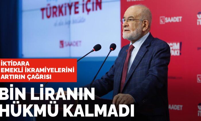 Karamollaoğlu’ndan emekli ikramiyesi açıklaması: Bin liranın hükmü kalmadı