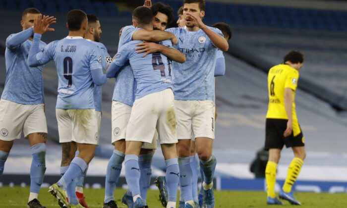Manchester City Şampiyonlar Ligi’nde Dortmund’u son dakikada yıktı
