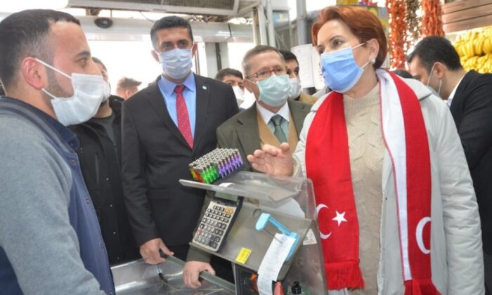 Meral Akşener, Hakkari’de esnafı ziyaret etti