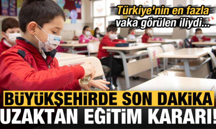 Türkiyen’nin en fazla vaka görülen ili Samsun’da son dakika uzaktan eğitim kararı!