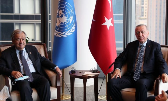 Cumhurbaşkanı Erdoğan, BM Genel Sekreteri Guterres ile görüştü