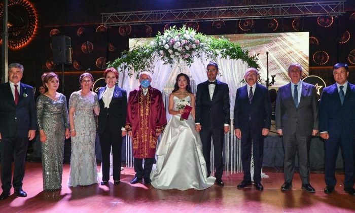 İYİ Partili vekilin oğlu evlendi; Kılıçdaroğlu, Akşener ve Yavaş şahitlik etti
