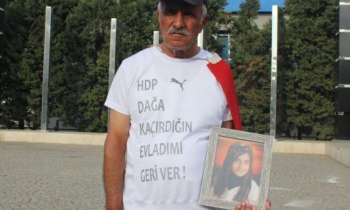 İzmir’de evlat nöbetindeki baba, PKK’nın kaçırdığı kızı için Ankara’ya yürüyor