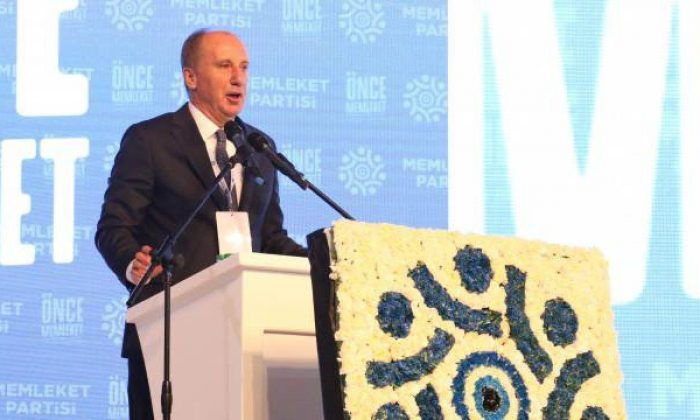 Memleket Partisi Genel Başkanı Muharrem İnce: Açıklıyorum cumhurbaşkanlığına adayım