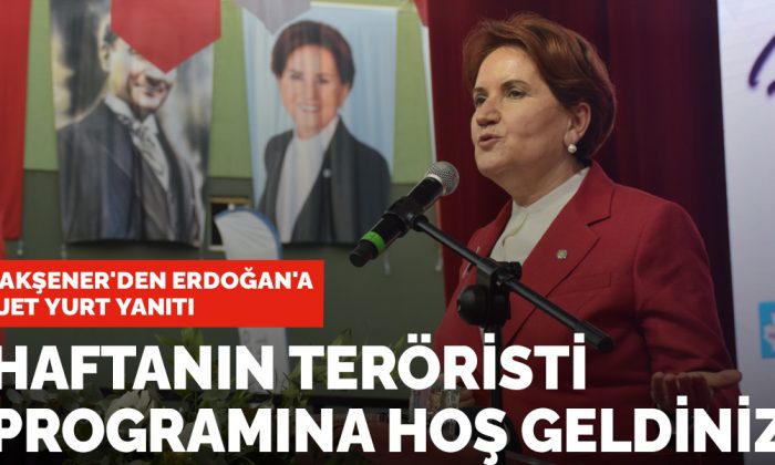 Meral Akşener’den Erdoğan’a yurt yanıtı: Haftanın teröristi programına hoş geldiniz