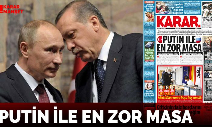 Putin ile en zor masa