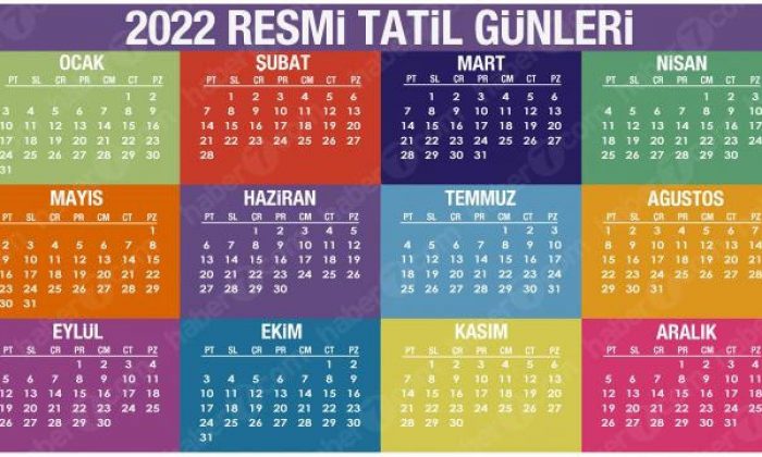 2022 Resmi Tatil Günleri Belli Oldu! Dini bayramlarda kaç gün izin olacak?