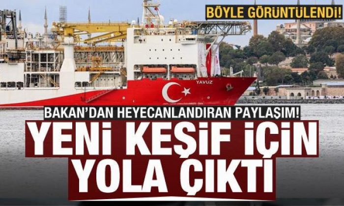 Bakan Dönmez’den heyecanlandıran paylaşım: ‘Yavuz’ yola çıktı