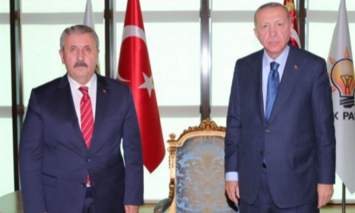 Cumhurbaşkanı Erdoğan, Mustafa Destici ile görüştü