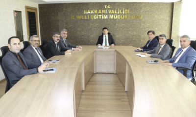 Hakkari İl Milli Eğitim Müdürlüğünde Haftalık Değerlendirme ve Koordinasyon Toplantısı Yapıldı